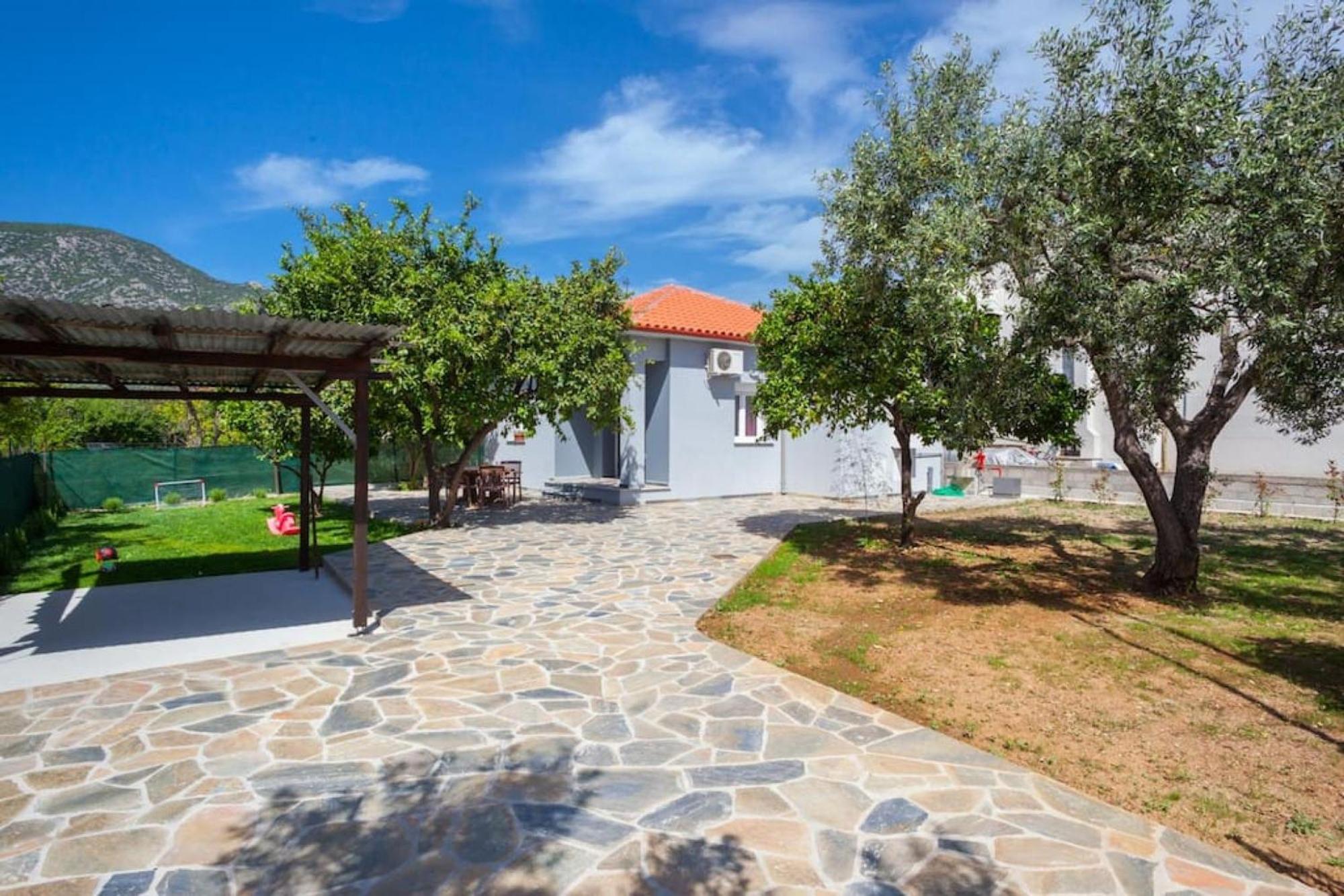 Aethra House In Agria Volou Villa Eksteriør billede